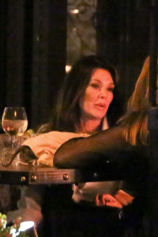 LISA VANDERPUMP Out for Dinner in West Hollywood 05/13/2021