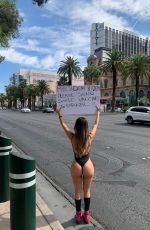 LIZIANE GUTIERREZ in Swimsuit in Call for Biden to Ship Vaccines to Brazil 04/29/2021