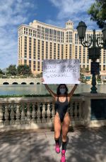 LIZIANE GUTIERREZ in Swimsuit in Call for Biden to Ship Vaccines to Brazil 04/29/2021
