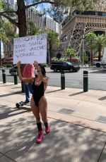 LIZIANE GUTIERREZ in Swimsuit in Call for Biden to Ship Vaccines to Brazil 04/29/2021