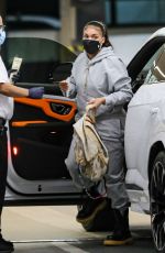 LORI HARVEY Arrives at Soho House in West Hollywood 05/16/2021