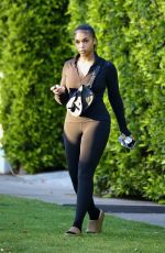 LORI HARVEY Leaves Pilates Class in West Hollywood 05/11/2021