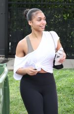 LORI HARVEY Leaves Pilates Class in West Hollywood 05/14/2021
