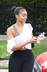 LORI HARVEY Leaves Pilates Class in West Hollywood 05/14/2021