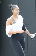 LORI HARVEY Leaves Pilates Class in West Hollywood 05/14/2021