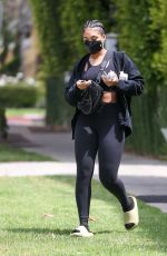 LORI HARVEY Out and About in Beverly Hills 05/19/2021