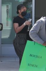 LORI HARVEY Out Shopping in Beverly Hills 04/30/2021