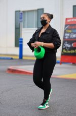 LORI HARVEY Shopping at Bristol Farms in West Hollywood 05/25/2021