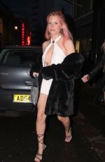 LOTTIE MOSS at Louie Restaurant in Covent Garden in London 05/22/2021