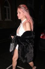 LOTTIE MOSS at Louie Restaurant in Covent Garden in London 05/22/2021