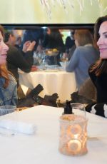 LUANN DE LESSEPS and JILL ZARIN at Le Bilboquet Restaurant in Sag Harbor 05/29/2021