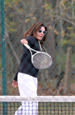 LUANN DE LESSEPS Playing Tennis at Sag Harbor in New York 05/09/2021