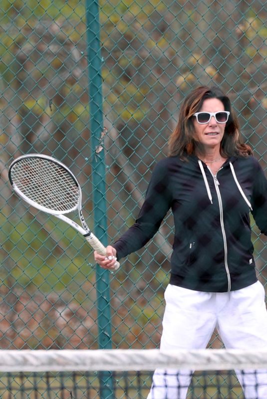 LUANN DE LESSEPS Playing Tennis at Sag Harbor in New York 05/09/2021
