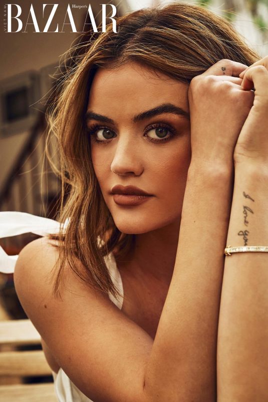 LUCY HALE in Harper