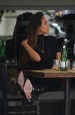 MADALINA GHENEA Out for Lunch with Khaby Lame in Milan 05/20/2021