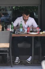 MADALINA GHENEA Out for Lunch with Khaby Lame in Milan 05/20/2021