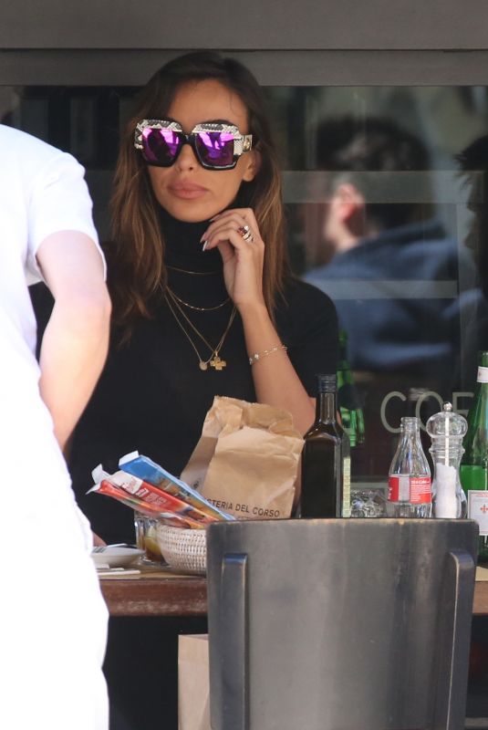 MADALINA GHENEA Out for Lunch with Khaby Lame in Milan 05/20/2021