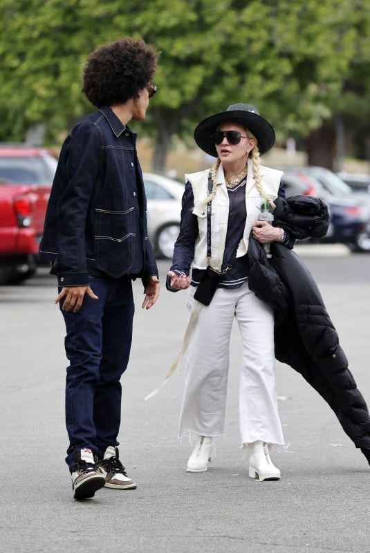 MADONNA and Ahlamalik Williams Out in Los Angeles 05/03/2021