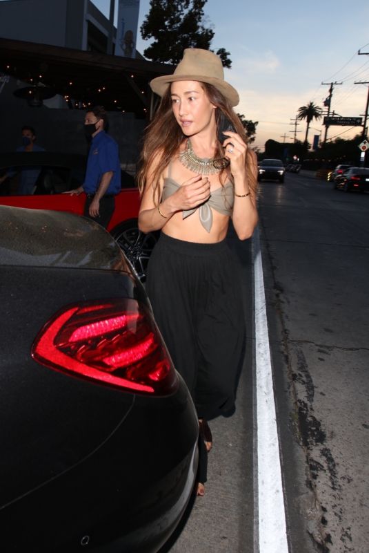 MAGGIE Q at Craig’s in West Hollywood 04/30/2021