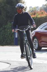MARCIA CROSS Out Riding a Bike in Brentwood 05/09/2021