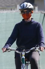 MARCIA CROSS Out Riding a Bike in Brentwood 05/09/2021