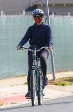 MARCIA CROSS Out Riding a Bike in Brentwood 05/09/2021
