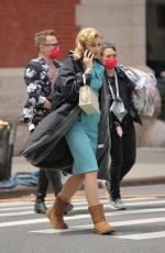 MARIN HINKLE on the Set of The Marvelous Mrs. Maisel in New York 05/28/2021