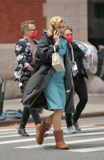 MARIN HINKLE on the Set of The Marvelous Mrs. Maisel in New York 05/28/2021