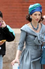 MARIN HINKLE on the Set of The Marvelous Mrs. Maisel in New York 05/28/2021