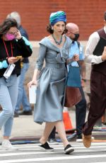 MARIN HINKLE on the Set of The Marvelous Mrs. Maisel in New York 05/28/2021