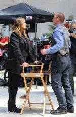 MARISKA HARGITAY on the Set of Law and Order: Organized Crime in New York 05/17/2021