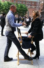 MARISKA HARGITAY on the Set of Law and Order: Organized Crime in New York 05/17/2021