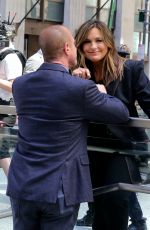 MARISKA HARGITAY on the Set of Law and Order: Organized Crime in New York 05/17/2021