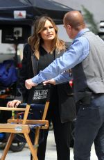 MARISKA HARGITAY on the Set of Law and Order: Organized Crime in New York 05/17/2021