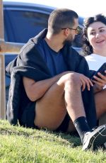 MARTHA KALIFATIDIS nd Michael Brunelli Out in North Bondi in Sydney 05/18/2021