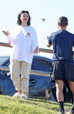 MARTHA KALIFATIDIS nd Michael Brunelli Out in North Bondi in Sydney 05/18/2021