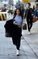 MAURA HIGGINS Leaves TV Studios in Media City 05/04/2021