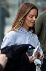 MAURA HIGGINS Leaves TV Studios in Media City 05/04/2021