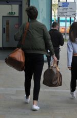 MAURA HIGGINS Leaves TV Studios in Media City 05/04/2021