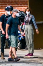 MAYA HAWKE on the Set of Stranger Things in Atlanta 05/05/2021