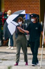 MAYA HAWKE on the Set of Stranger Things in Atlanta 05/05/2021