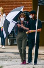 MAYA HAWKE on the Set of Stranger Things in Atlanta 05/05/2021