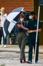 MAYA HAWKE on the Set of Stranger Things in Atlanta 05/05/2021