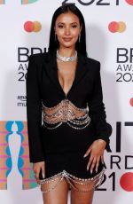 MAYA JAMA at 2021 Brit Awards in London 05/11/2021