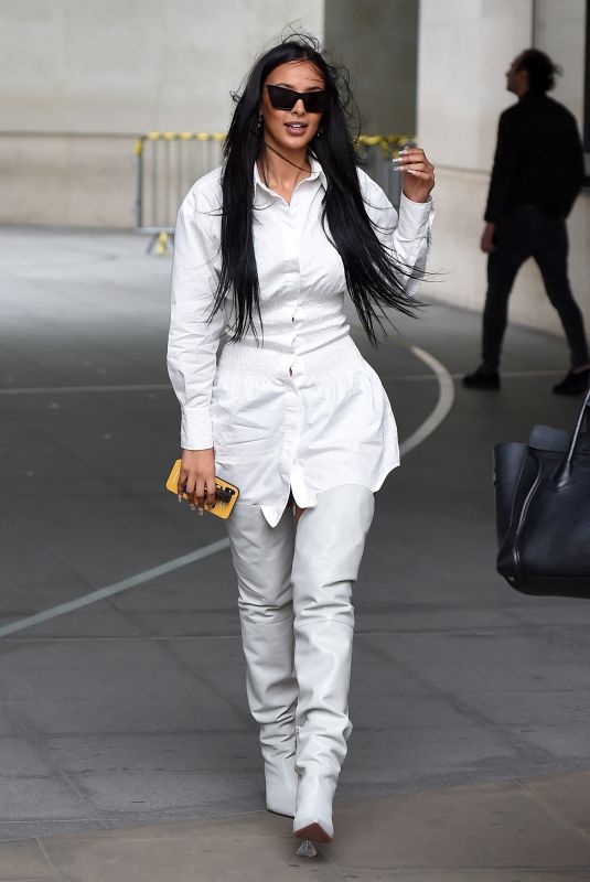 MAYA JAMA Leaves BBC Radio One in London 05/02/2021
