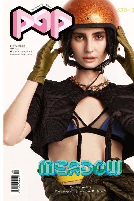 MEADOW WALKER on the Cover of Pop Magazine, Spring/Summer 2021