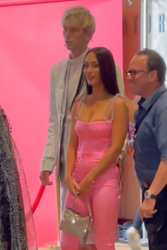 MEGAN FOX and Machine Gun Kelly Arrives at iHeartRadio Music Awards at Dolby Theatre 05/27/2021
