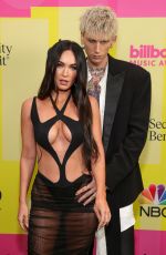 MEGAN FOX and Machine Gun Kelly at 2021 Billboard Music Awards in Los Angeles 05/23/2021