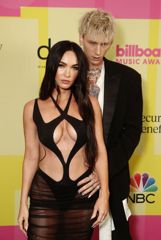 MEGAN FOX and Machine Gun Kelly at 2021 Billboard Music Awards in Los Angeles 05/23/2021
