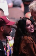 MEGAN FOX and Machine Gun Kelly at the UFC 261 04/24/2021